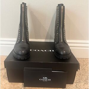 Coach Lara Leather Bootie